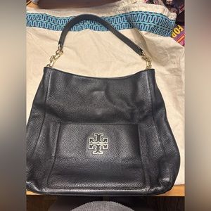 Tory Burch Britten Leather Hobo Bag